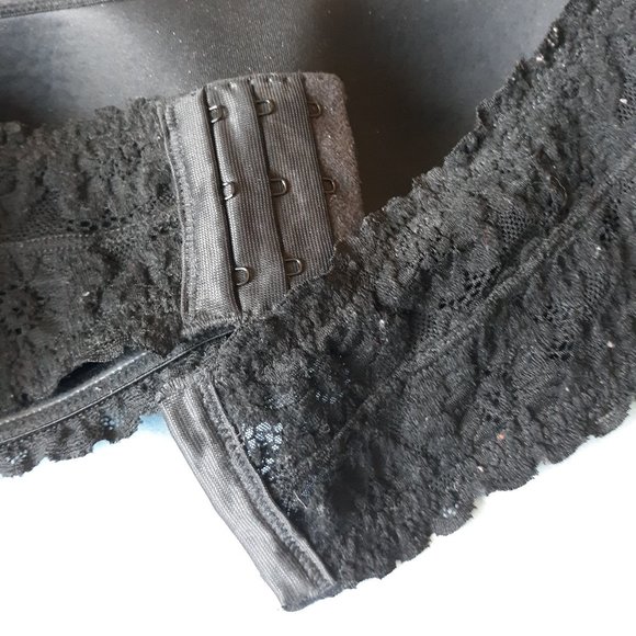 Aerie Black Lace Bandeau Bra Medium - Picture 5 of 9